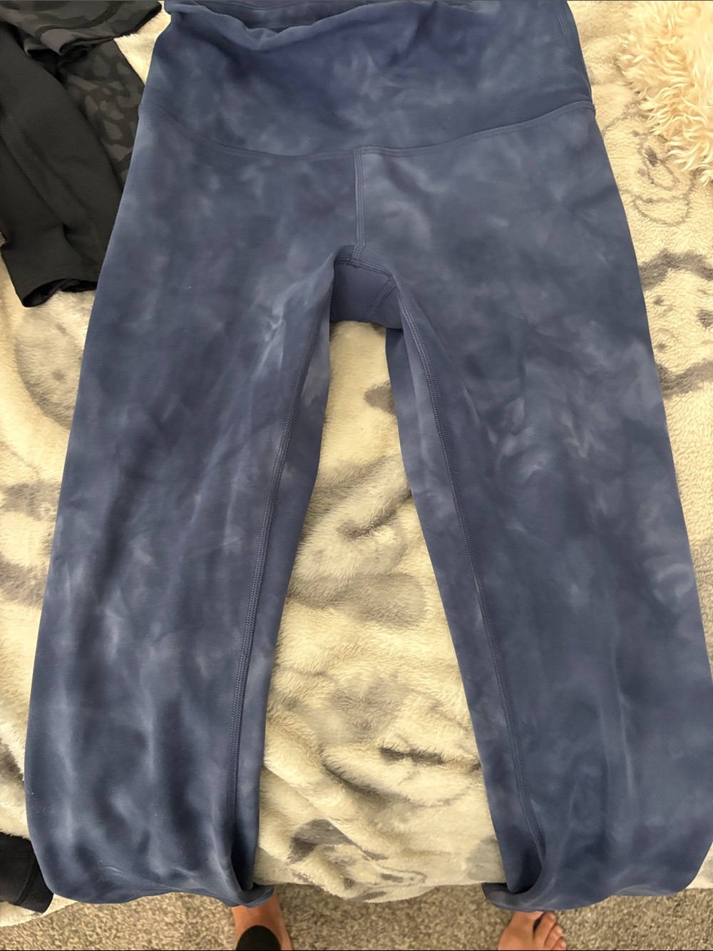 lululemon athletica Navy Tie-Dye Leggings